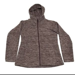 Mountain Hardwear Womens Purple Full Zip Fleece Hoodie Jacket Size Large L